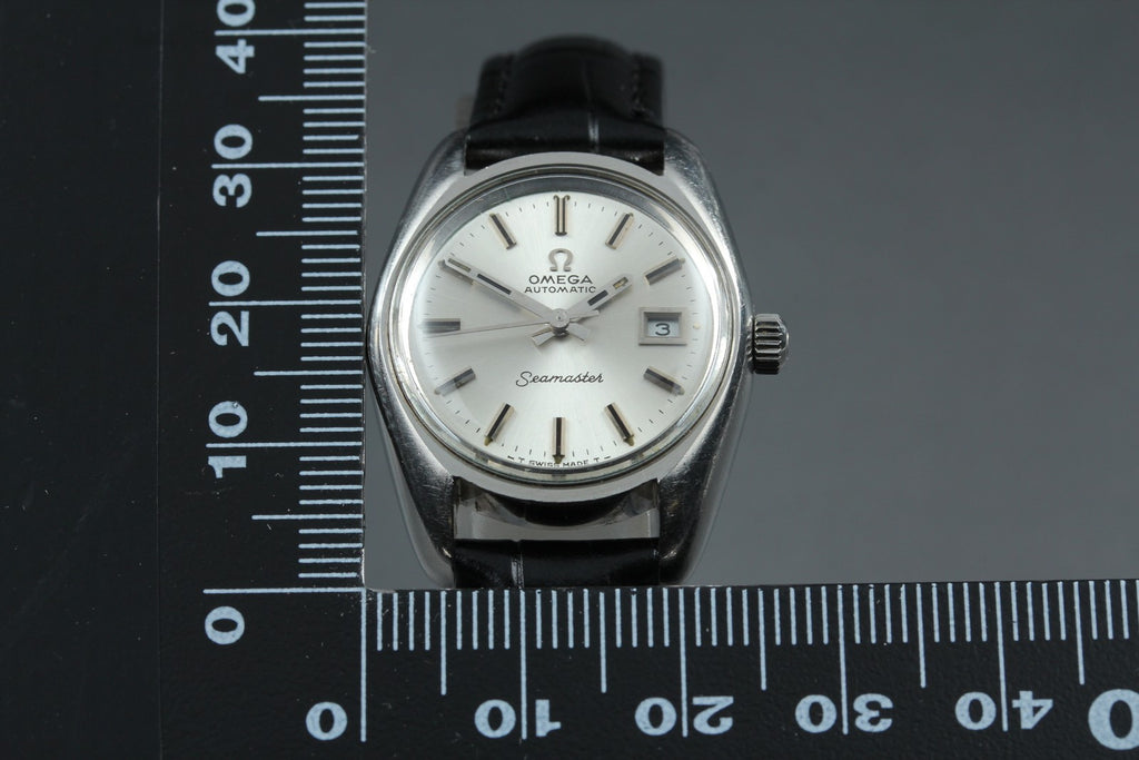 1969 Near MINT OMEGA Seamaster 25mm 566.026 Automatic Silver Dial Women Vintage