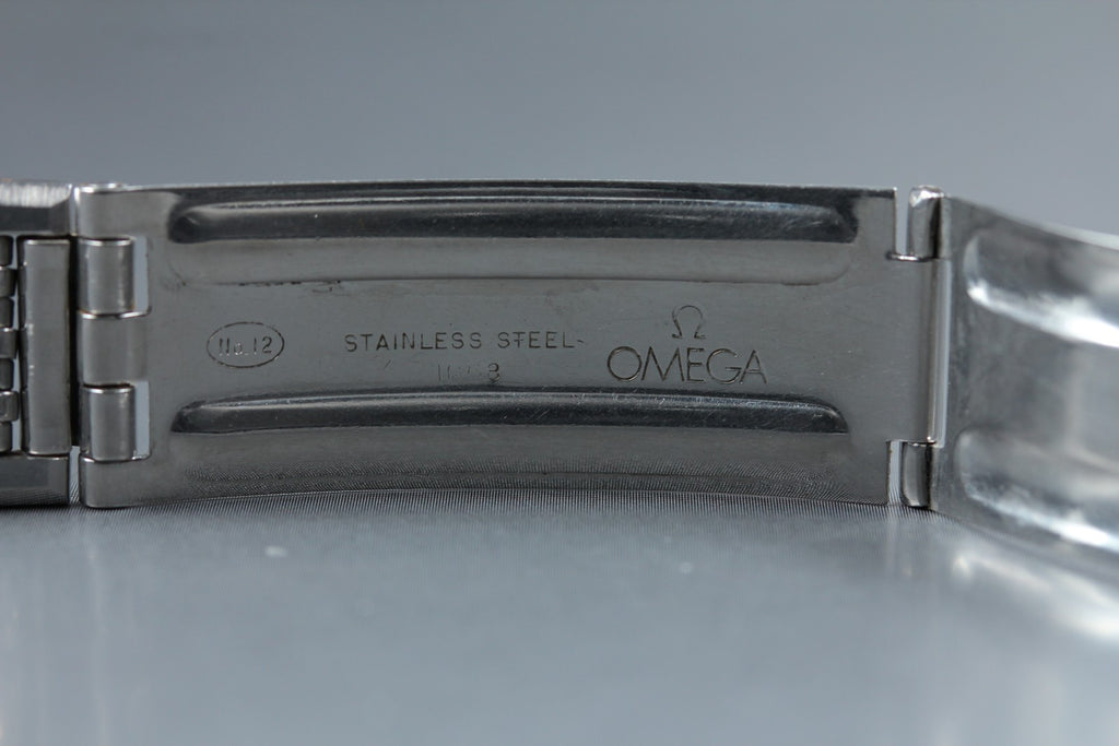 Near MINT OMEGA Beads of Rice Bracelet FF523/1068 18mm Silver Men's Vintage