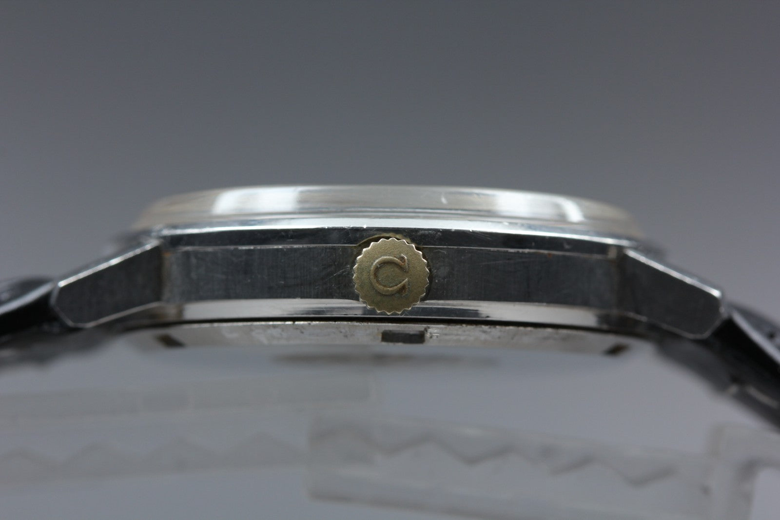 1971 Near MINT OMEGA De Ville 35mm 166.0086 Automatic Silver Dial Men's Vintage
