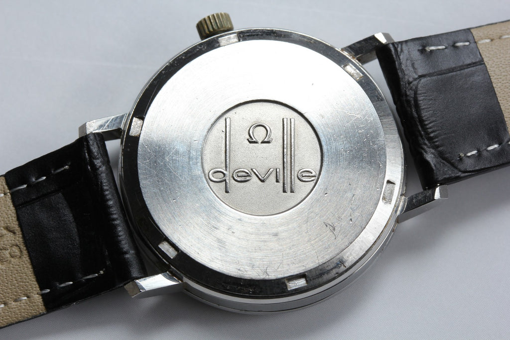 1971 Near MINT OMEGA De Ville 35mm 166.0086 Automatic Silver Dial Men's Vintage