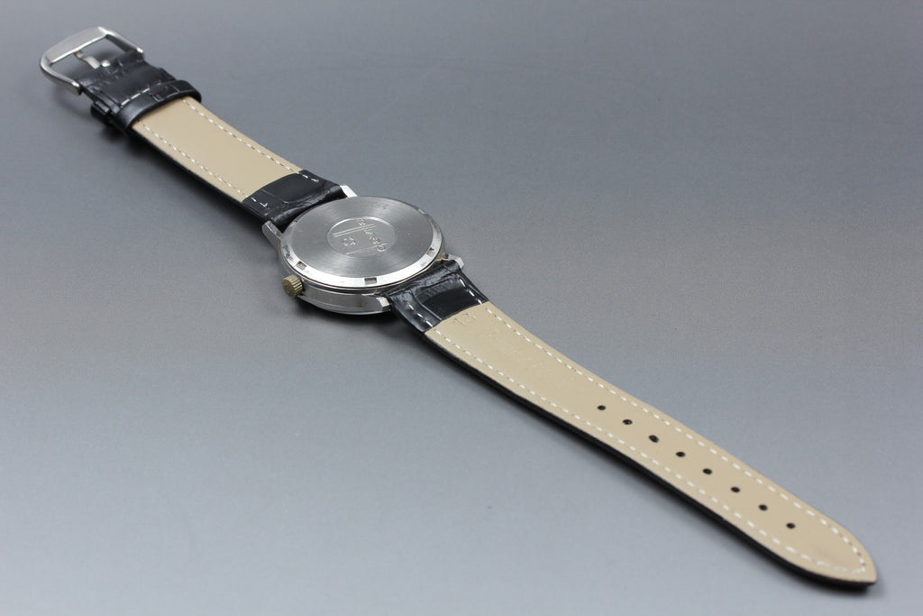 1971 Near MINT OMEGA De Ville 35mm 166.0086 Automatic Silver Dial Men's Vintage