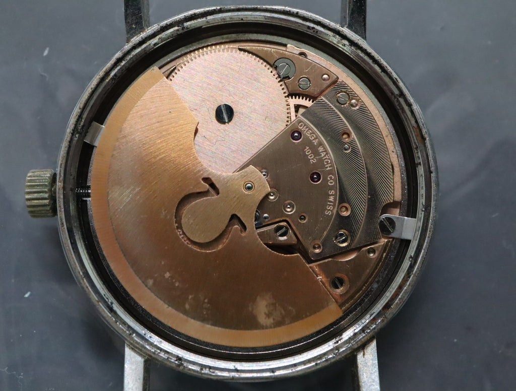 1971 Near MINT OMEGA De Ville 35mm 166.0086 Automatic Silver Dial Men's Vintage