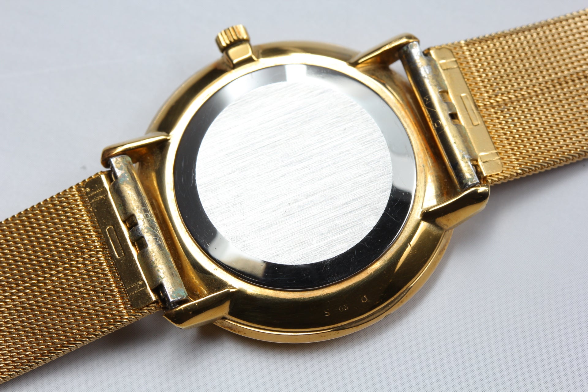 1973 Near MINT OMEGA De Ville 33mm 111.0107 Manual Gold Floral Dial Men Vintage