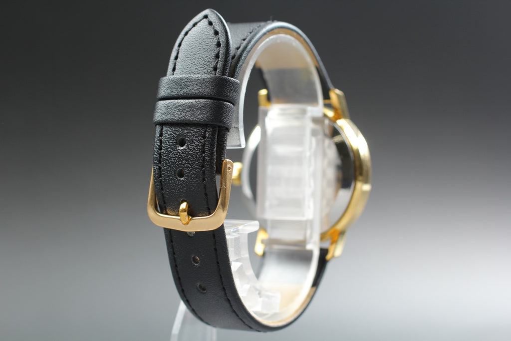 1978 Near MINT OMEGA Seamaster 34mm 166.0202 Automatic Gold Dial Men's Vintage