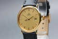 1988 Near MINT OMEGA De Ville 32mm 196.0312.1 Quartz Gold Dial Men's Vintage