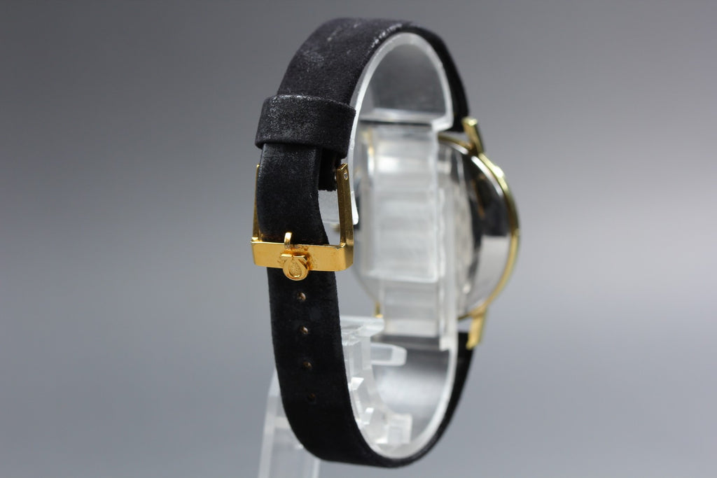 1976 Near MINT OMEGA De Ville 32mm 111.0114 Manual Wind Gold Dial Men's Vintage