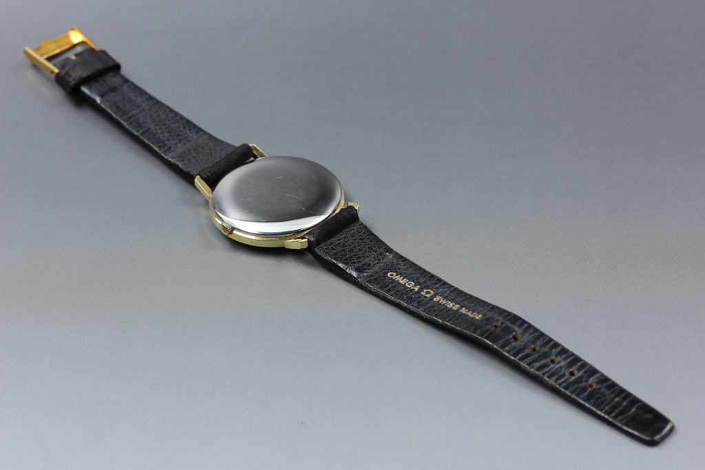 1976 Near MINT OMEGA De Ville 32mm 111.0114 Manual Wind Gold Dial Men's Vintage
