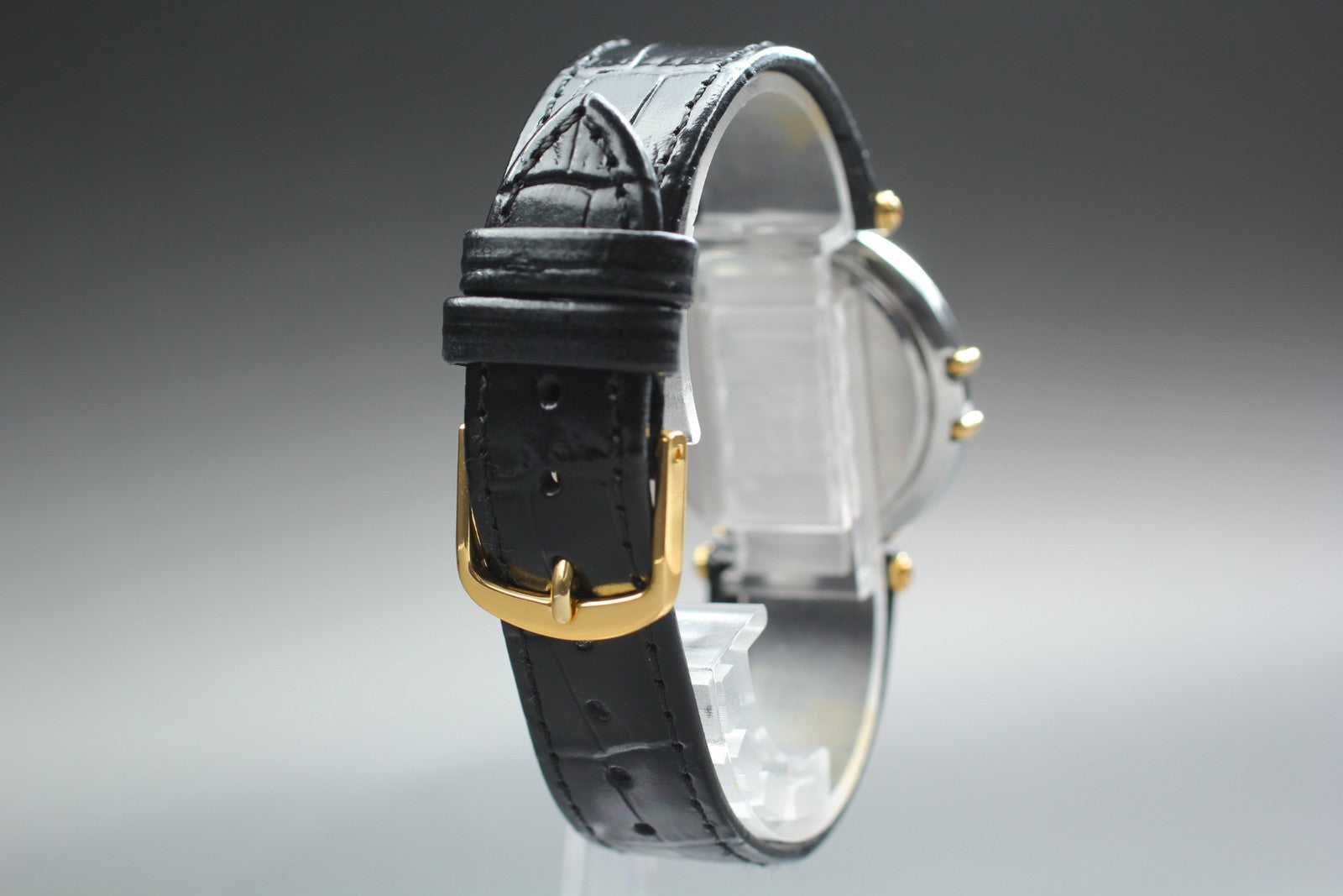 1993 Near MINT OMEGA Constellation 31mm 196.0360 Quartz Gold Dial Men's Vintage