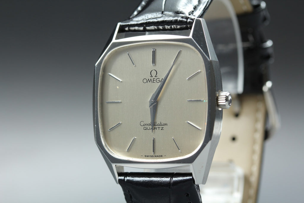 1979 MINT OMEGA Constellation 32mm 191.0014 Quartz Silver Dial Men's Vintage