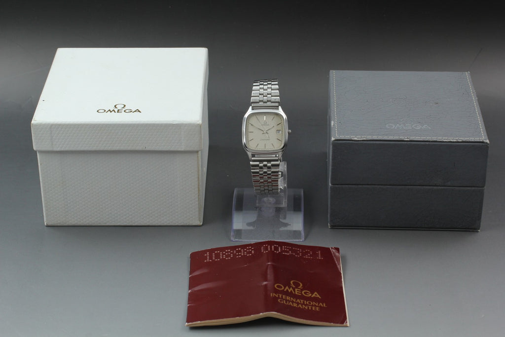 1984 Near MINT/Box, Paper OMEGA Seamaster 31mm 196.0311 Quartz Men's Vintage