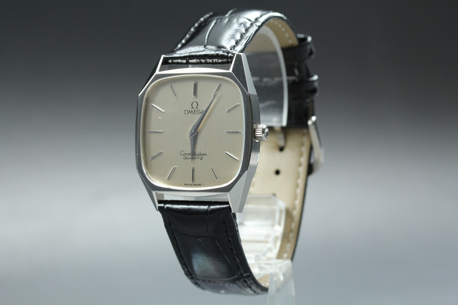 1979 MINT OMEGA Constellation 32mm 191.0014 Quartz Silver Dial Men's Vintage