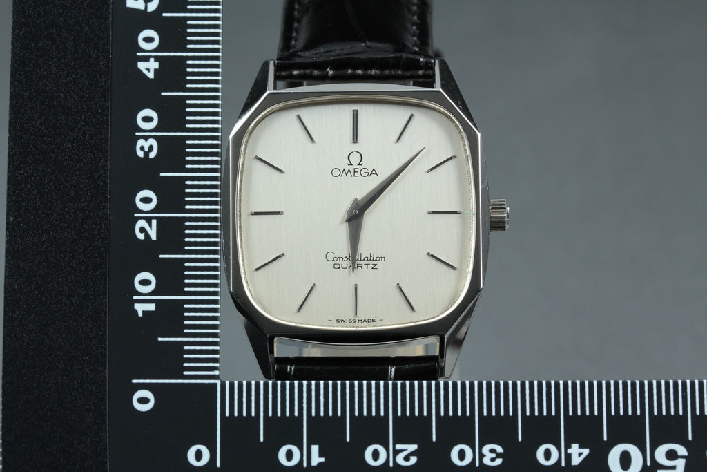 1979 MINT OMEGA Constellation 32mm 191.0014 Quartz Silver Dial Men's Vintage