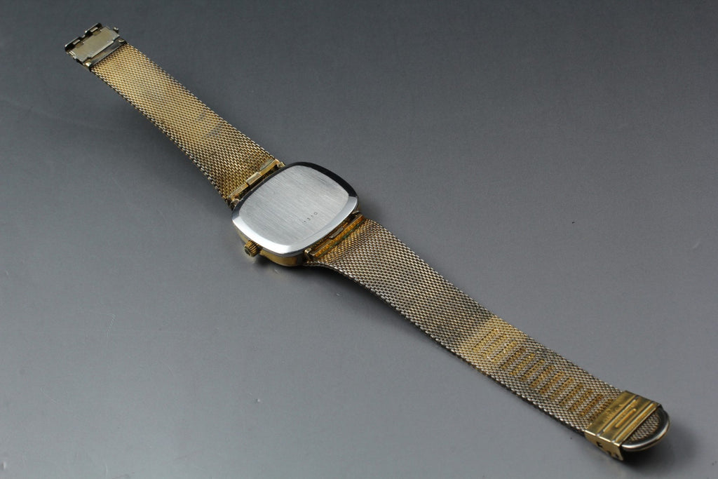 1979 OMEGA De Ville 30mm 191.0065 Quartz Gold Dial Men's Watch Vintage Exc+5