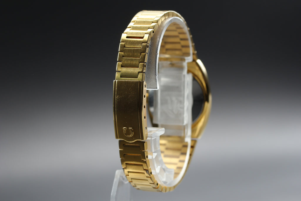 1979 Near MINT/Box OMEGA Seamaster 27mm 566.0087 Automatic Gold Women's Vintage