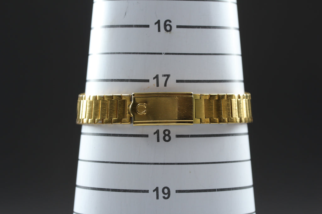 1979 Near MINT/Box OMEGA Seamaster 27mm 566.0087 Automatic Gold Women's Vintage