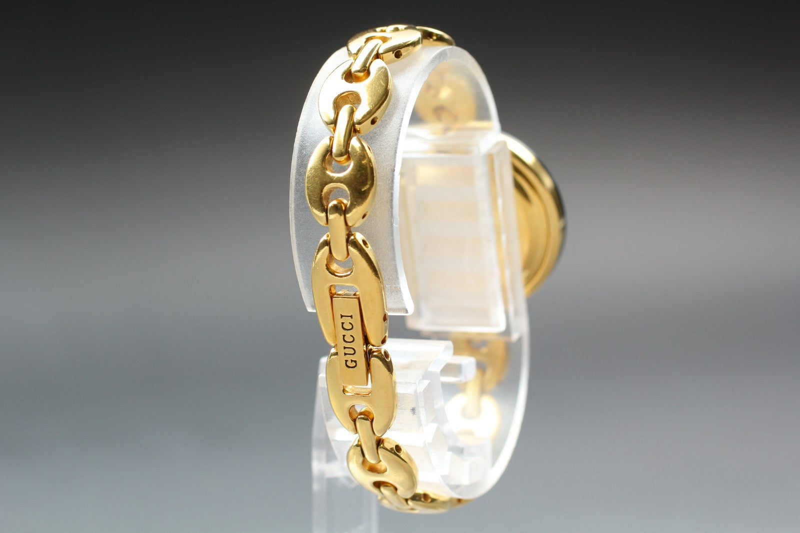Near MINT/Box,Paper GUCCI Change Bezel 11/12.2 26mm 6 Colors Quartz Gold Women's