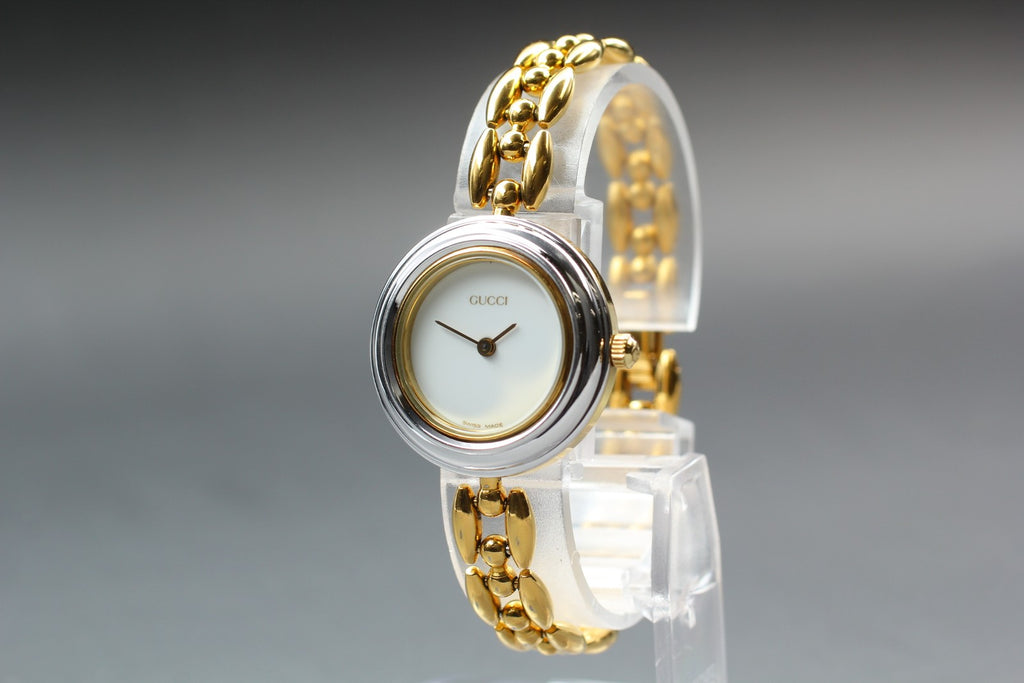 Full Set/Near MINT GUCCI Change Bezel 11/12.2 26mm 6 Colors Gold Quartz Women's