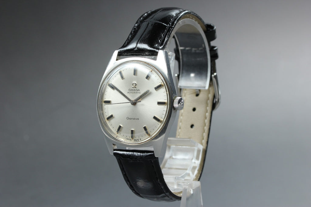 1969 Near MINT OMEGA Geneve 34mm 165.041 Automatic Silver Dial Men's Vintage