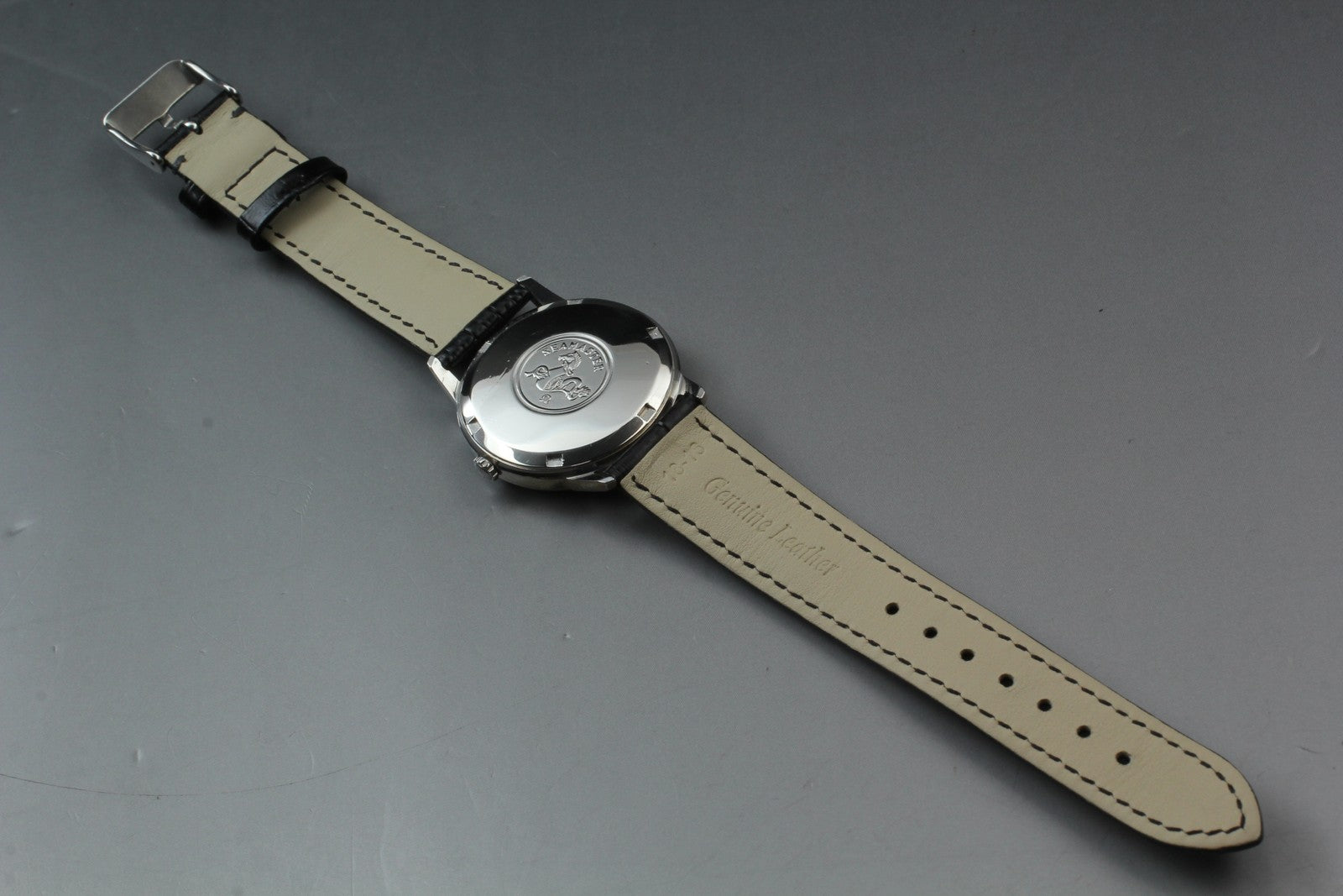 1967 Near MINT OMEGA Seamaster Geneve 34mm 166.002 Automatic Silver Men Vintage