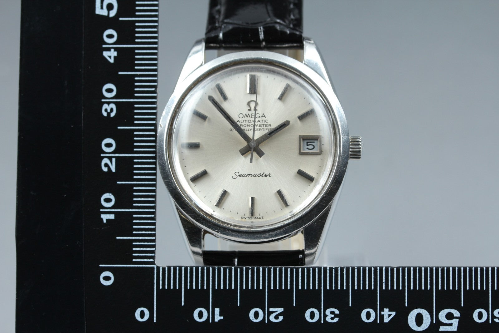 1971 Near MINT OMEGA Seamaster Chronometer 35mm 168.0061 Automatic Men's Vintage