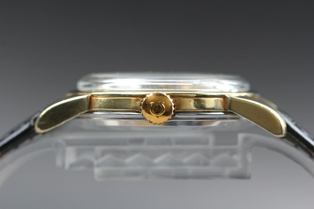 1957 OMEGA Seamaster 34mm 2759-6 Manual Gold Plated Silver Dial Vintage Exc+5