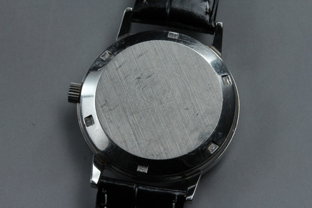 1974 Near MINT OMEGA Geneve 35mm 166.0163 Automatic Silver Dial Men's Vintage