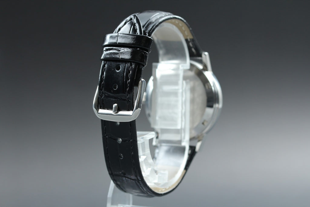 1974 Near MINT OMEGA Geneve 35mm 166.0163 Automatic Silver Dial Men's Vintage