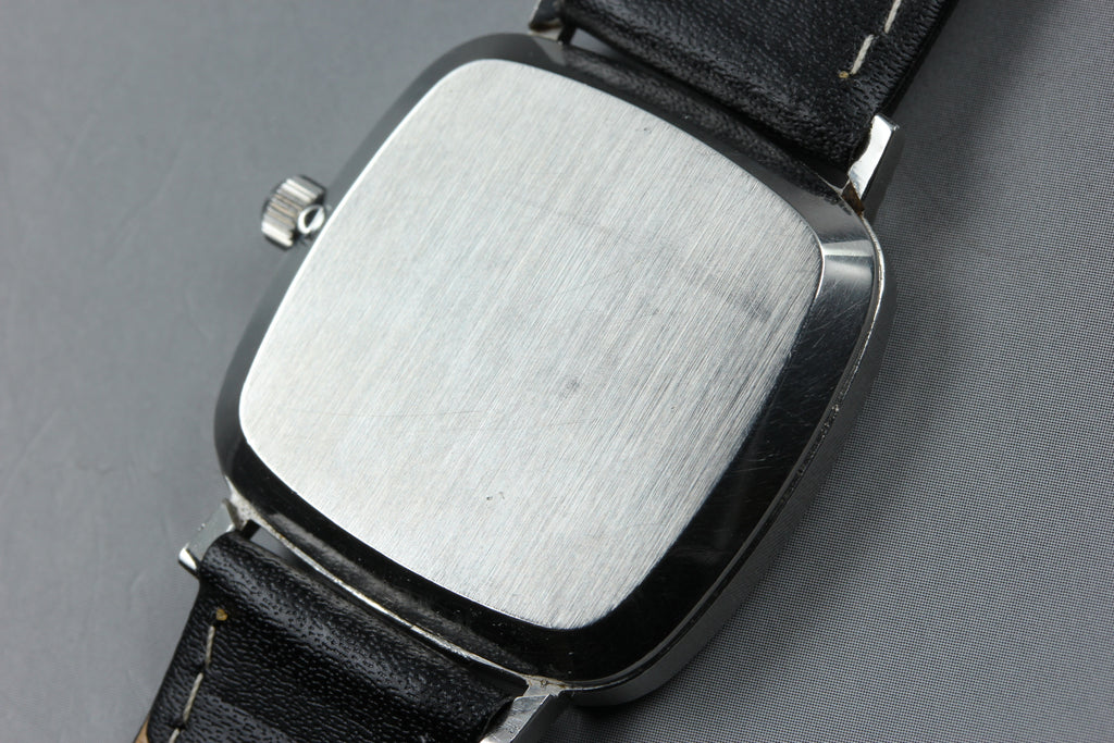 1977 Near MINT OMEGA De ville 31mm 191.0045 Quartz Silver Dial Men's Vintage
