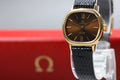 1979 MINT/Box,Paper OMEGA De Ville 24mm 511.0561 Manual Brown Roman Dial Women's