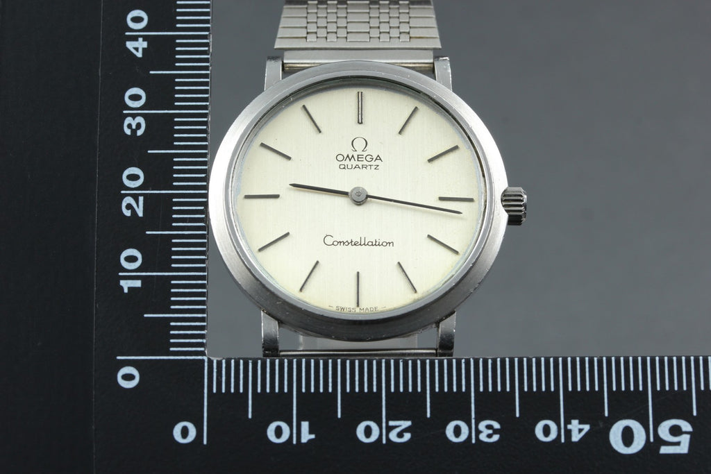 Full Set 1976 Near MINT OMEGA Constellation 35mm 191.0050 Quartz Men's Vintage