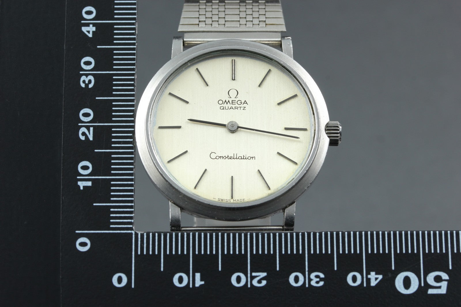 Full Set 1976 Near MINT OMEGA Constellation 35mm 191.0050 Quartz Men's Vintage