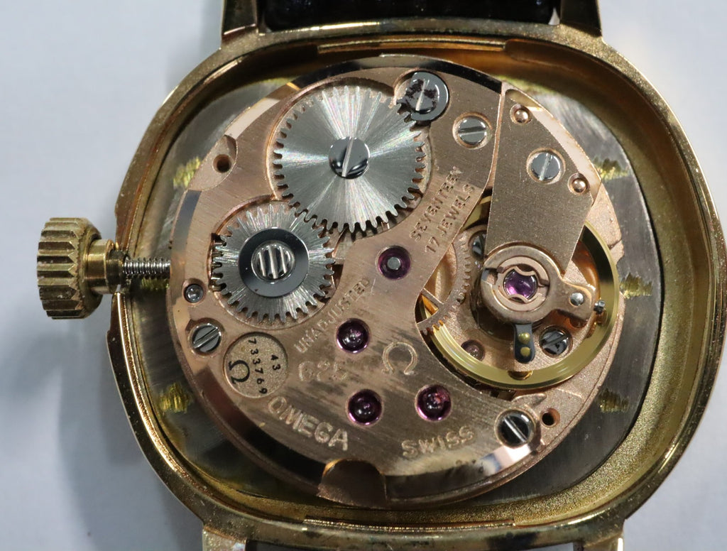 1979 MINT/Box,Paper OMEGA De Ville 24mm 511.0561 Manual Brown Roman Dial Women's