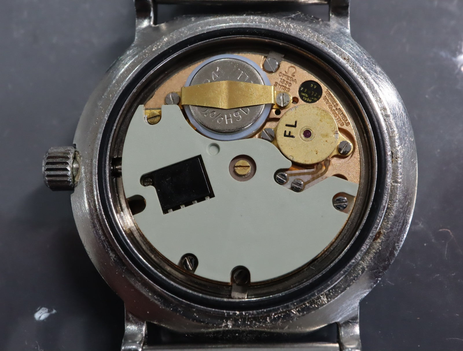 Full Set 1976 Near MINT OMEGA Constellation 35mm 191.0050 Quartz Men's Vintage