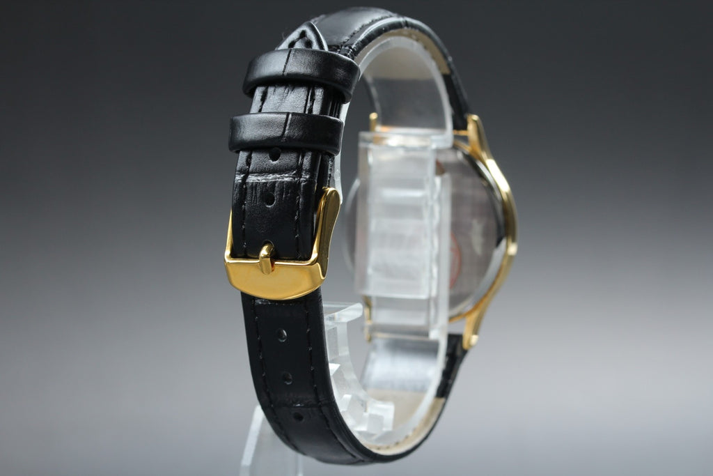 1984 Top MINT OMEGA De Ville 32mm 191.0130.1 Quartz Gold Dial Men's Vintage