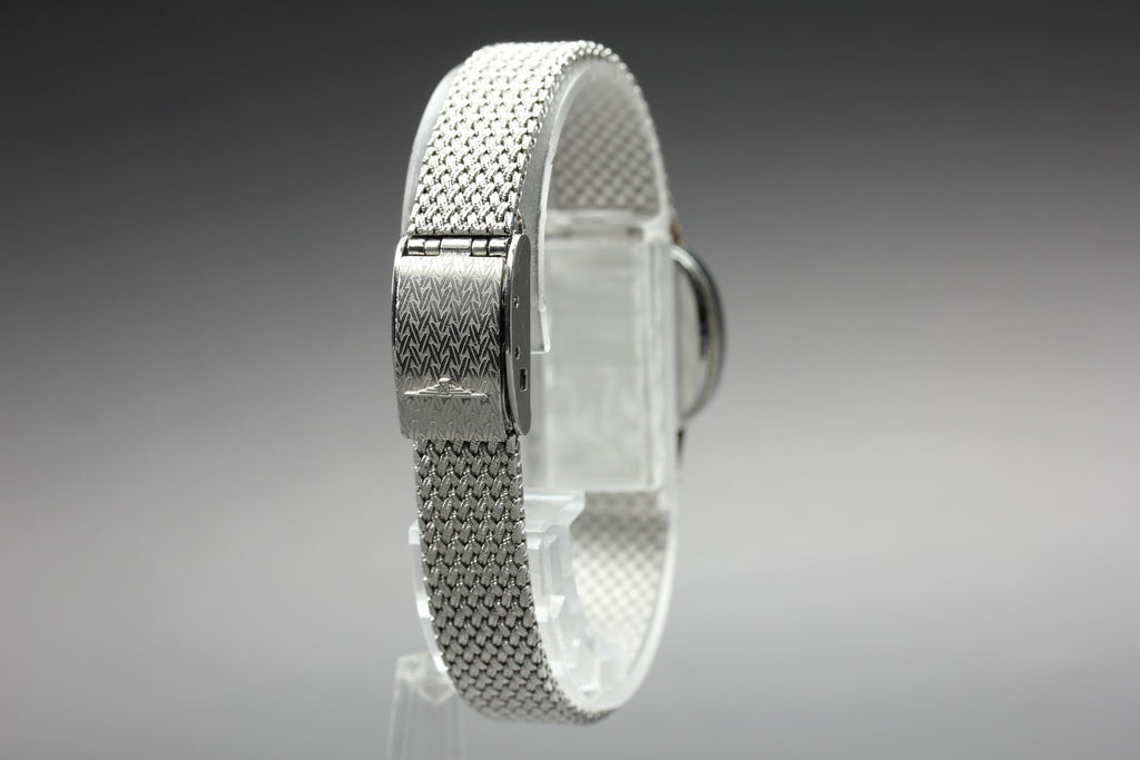 Near MINT LONGINES 963 3345 21mm Quartz L963.2 Silver Dial Women's Watch Vintage