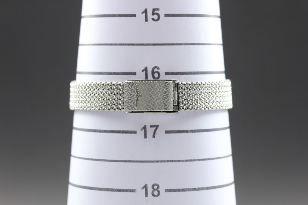 Near MINT LONGINES 963 3345 21mm Quartz L963.2 Silver Dial Women's Watch Vintage