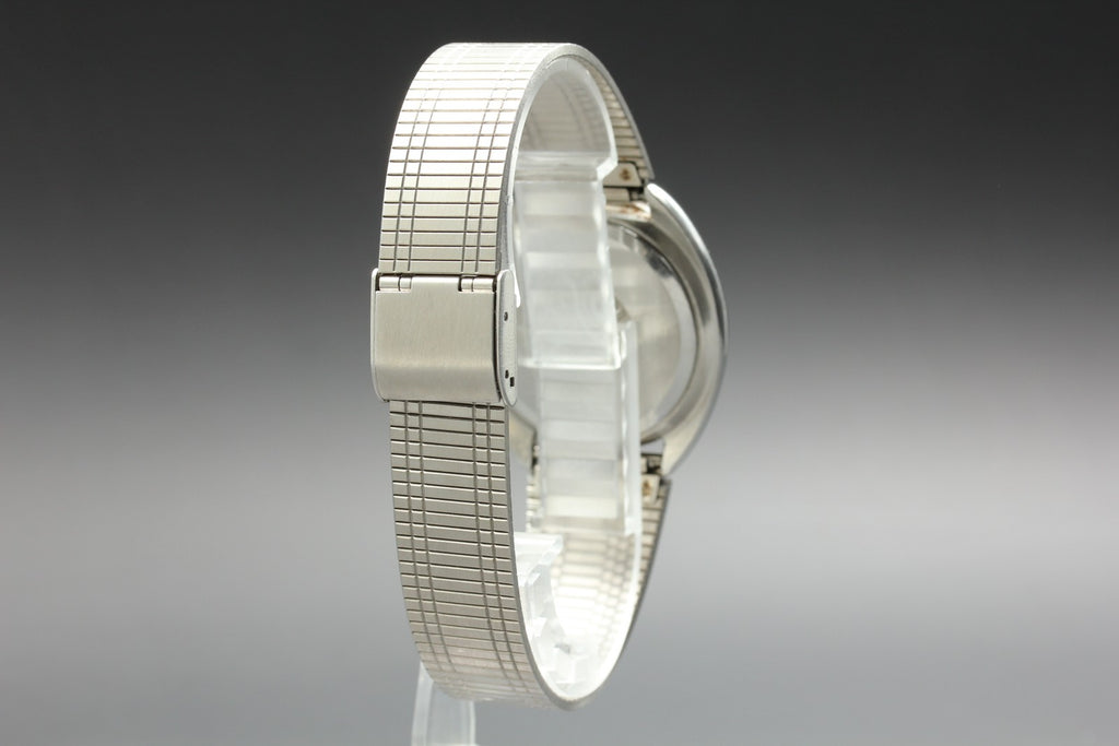 1979 Near MINT OMEGA Seamaster 35mm 196.0078 Quartz Silver Dial Men's Vintage
