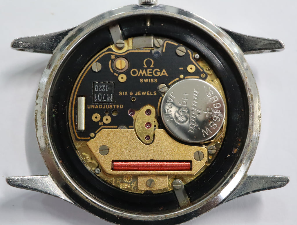 1987 Near MINT OMEGA Seamaster 33mm 196.0251 Quartz Silver Dial Men's Vintage