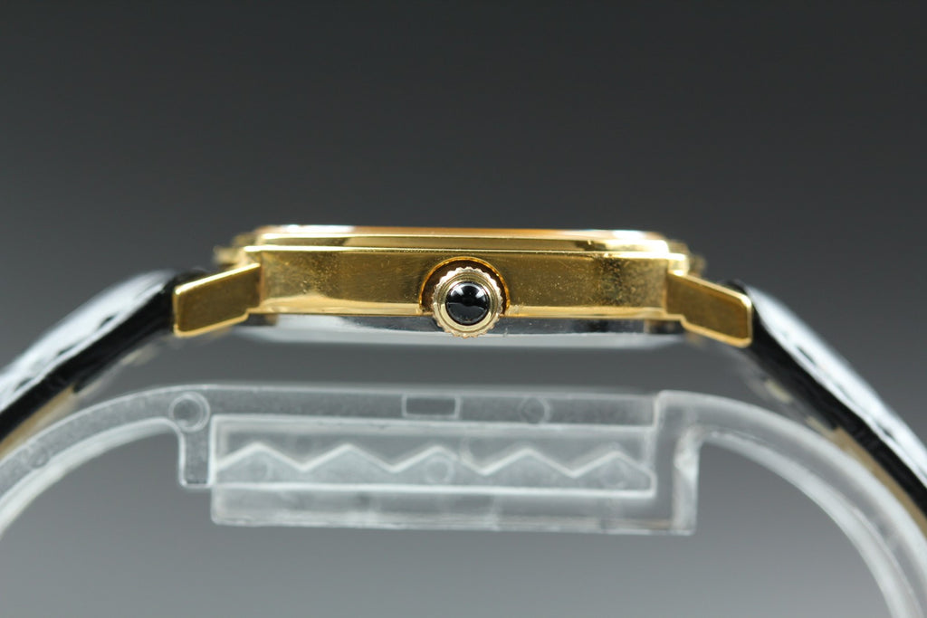 1978 Near MINT OMEGA De Ville 23mm 511.0473 Manual Gold Roman Dial Women Vintage