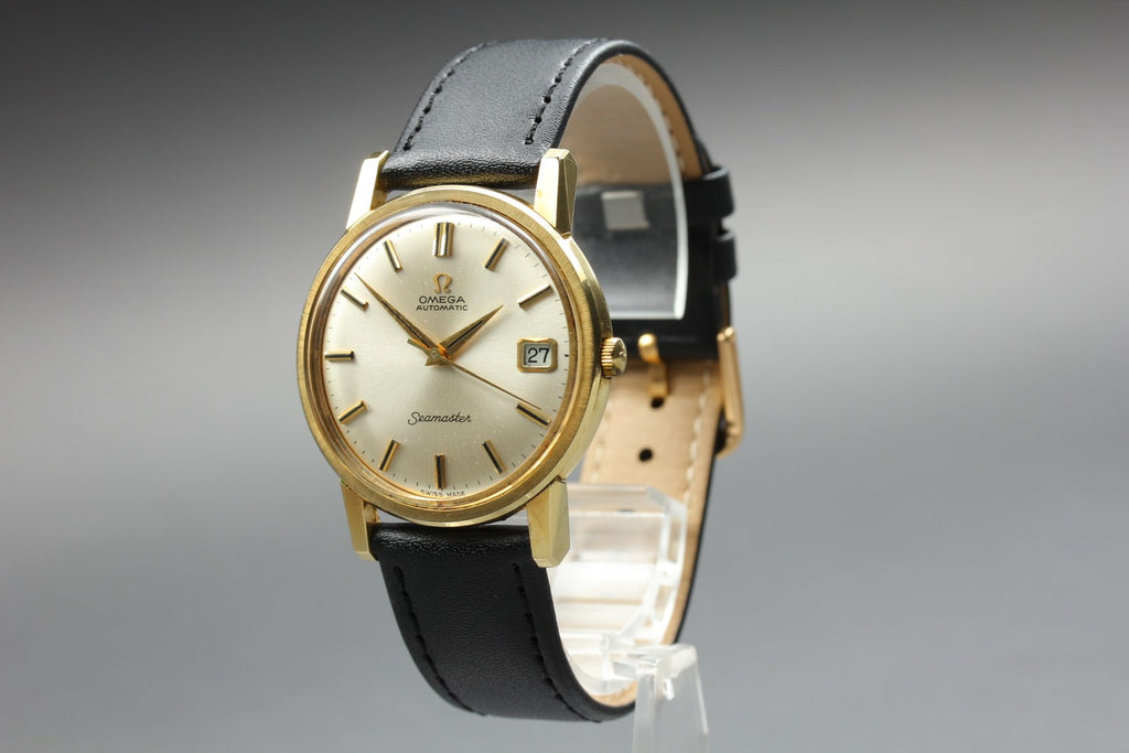1966 Near MINT OMEGA Seamaster 34mm 166.003 Automatic Silver Dial Men's Vintage