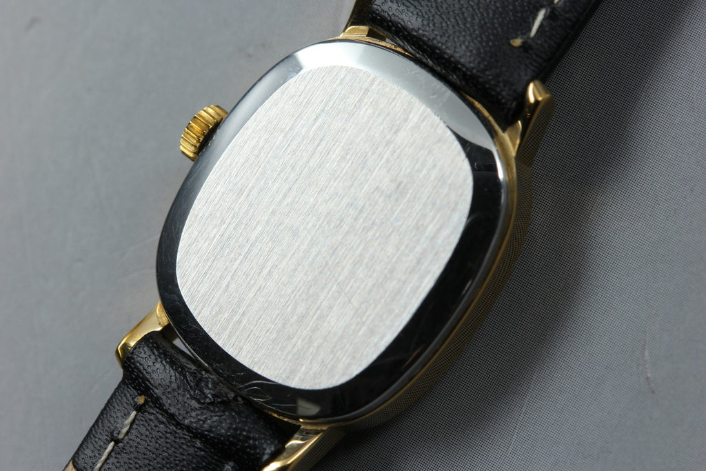 1979 Near MINT/Box OMEGA De Ville 21mm 511.0509 Manual Gold Dial Women's Vintage