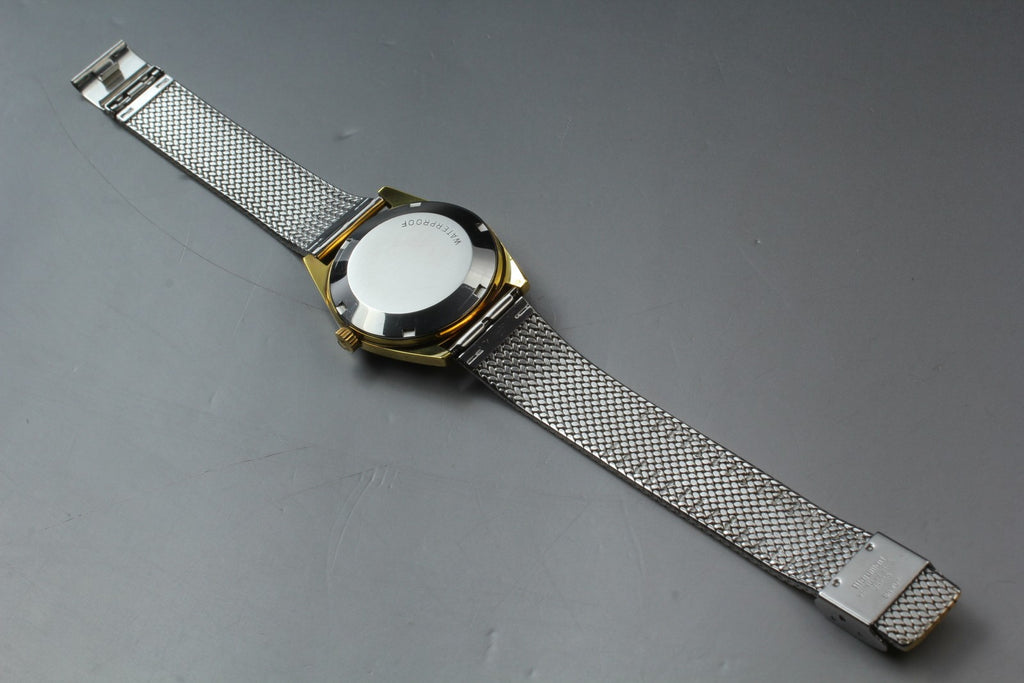 1971 Near MINT OMEGA Geneve 34mm 166.041 Automatic Champagne gold Men's Vintage