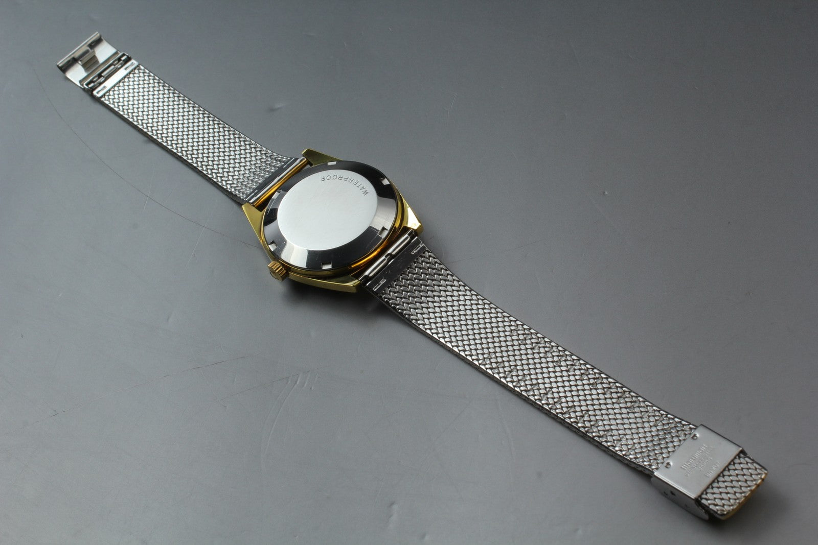 1971 Near MINT OMEGA Geneve 34mm 166.041 Automatic Champagne gold Men's Vintage