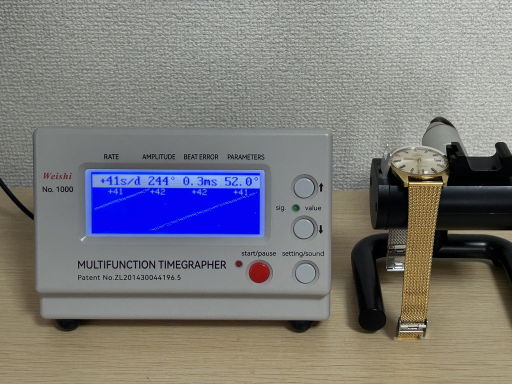 1971 Near MINT OMEGA Geneve 34mm 166.041 Automatic Champagne gold Men's Vintage