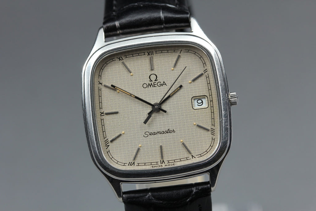 1987 OMEGA Seamaster 196.0311 31mm Quartz Silver Dial Men's Vintage Near MINT