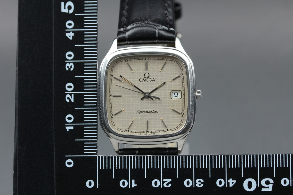 1987 OMEGA Seamaster 196.0311 31mm Quartz Silver Dial Men's Vintage Near MINT