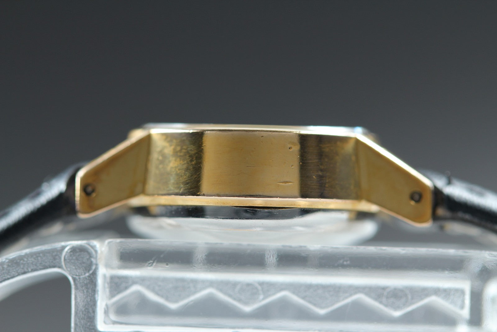 1972 Near MINT OMEGA De Ville 17mm 551.0057 Automatic Gold Dial Women's Vintage