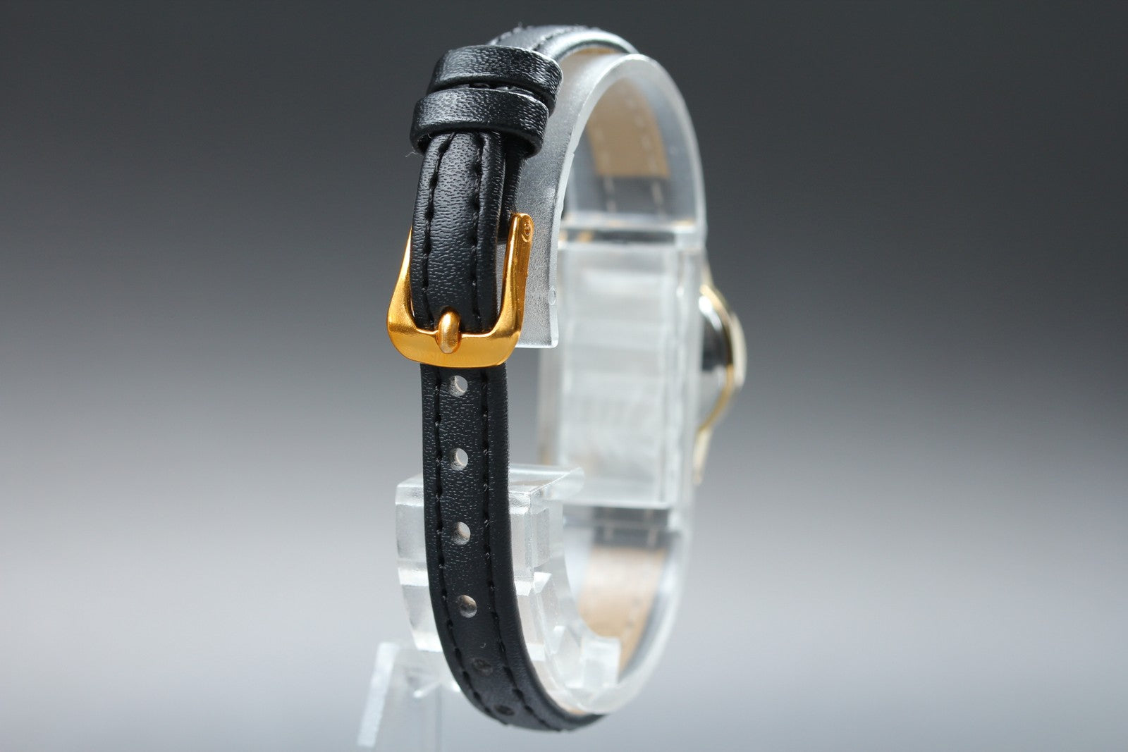 1972 Near MINT OMEGA De Ville 17mm 551.0057 Automatic Gold Dial Women's Vintage