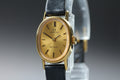 1977 Near MINT OMEGA De Ville 18mm 511.0553 Manual Gold Dial Women's Vintage
