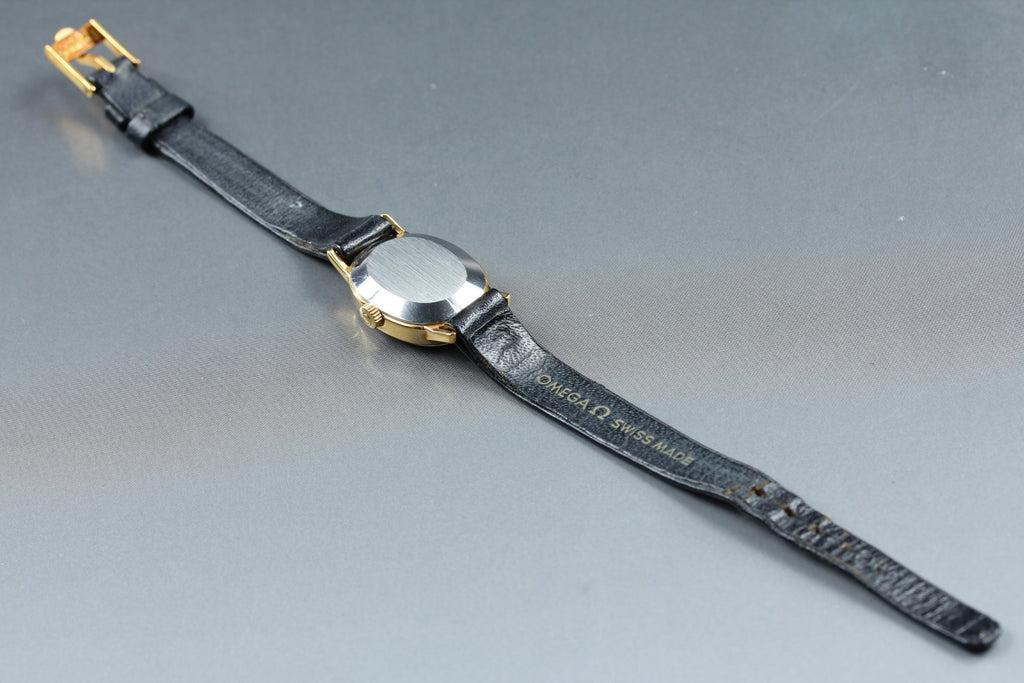 1977 Near MINT OMEGA De Ville 18mm 511.0553 Manual Gold Dial Women's Vintage